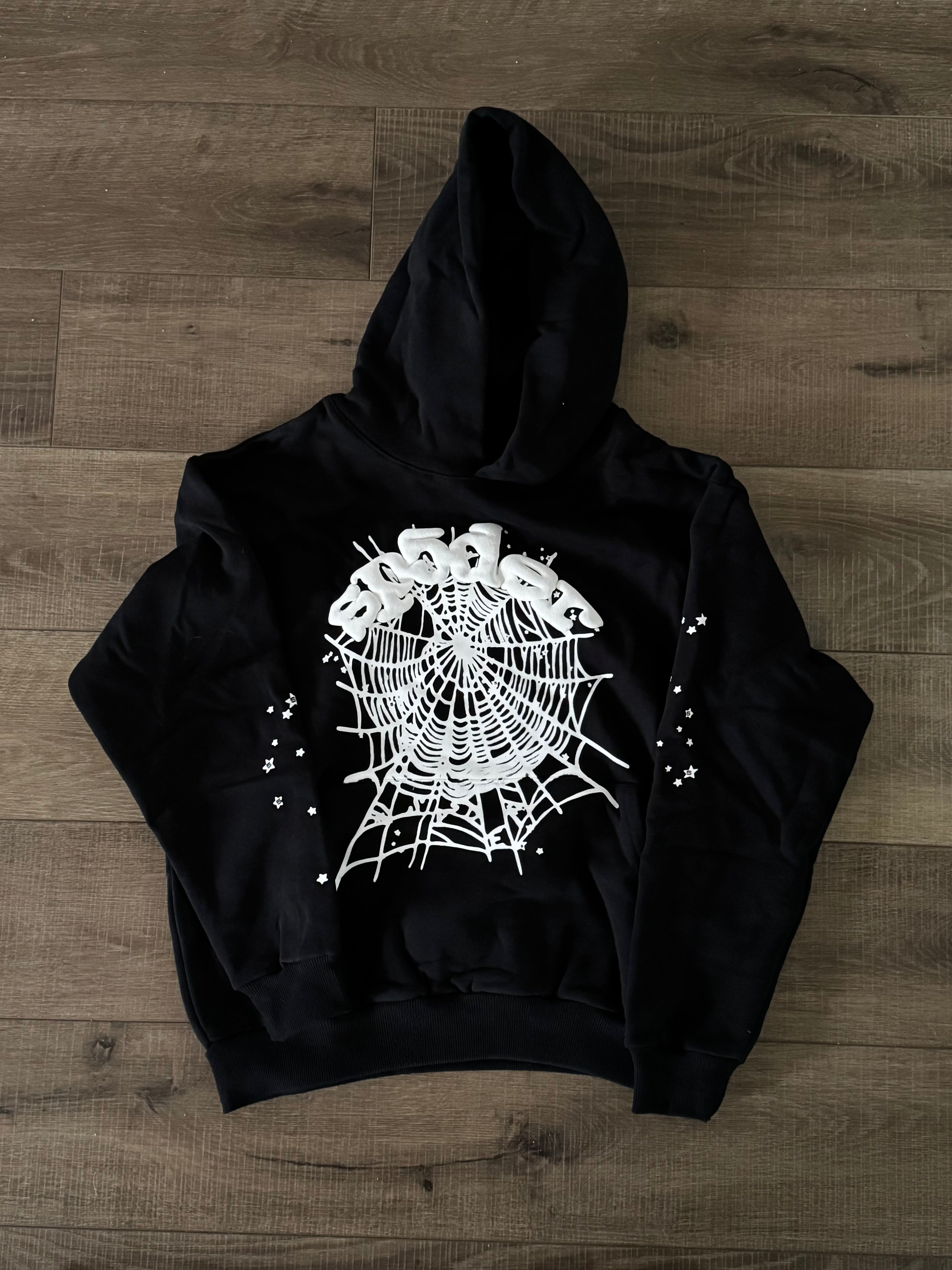 Sp5der OG Web Hoodie "Black"
