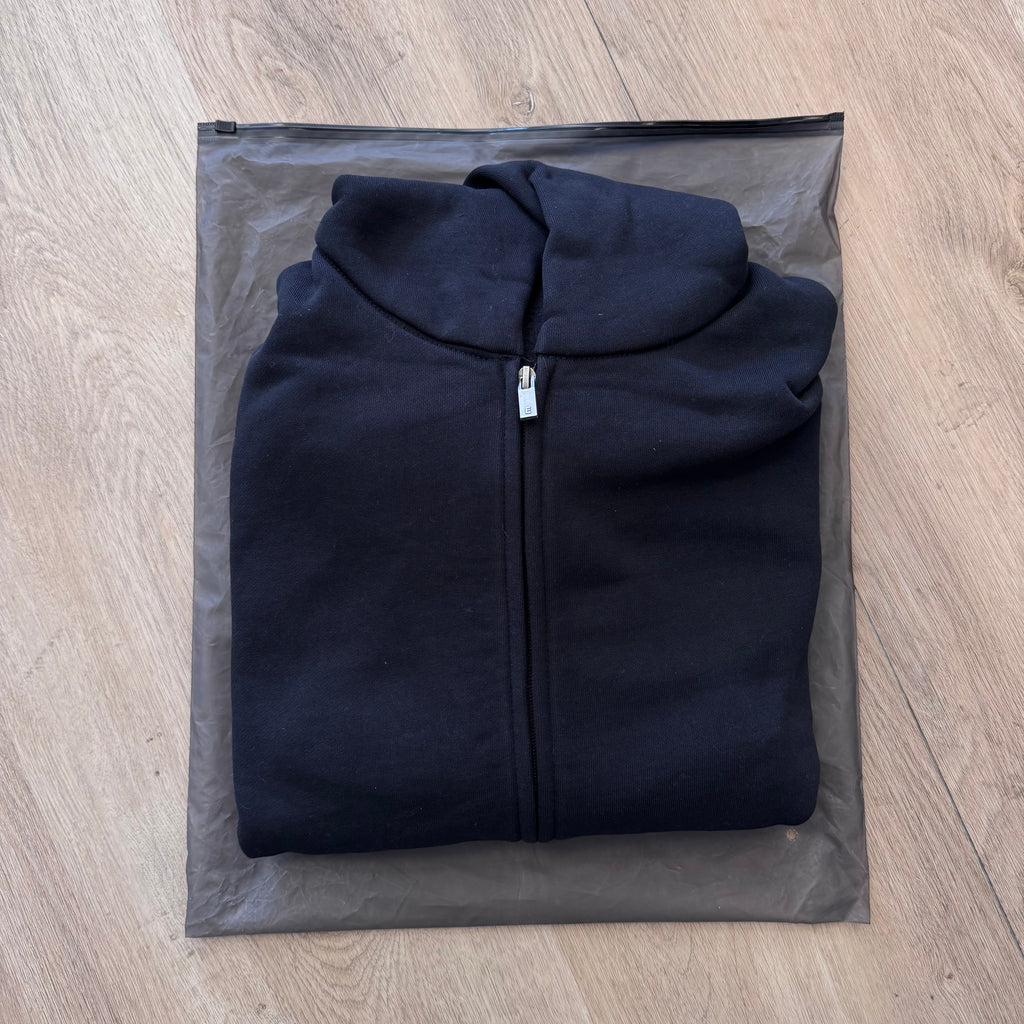 FOG Essentials "Black" Zip-Up Hoodie