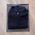 FOG Essentials SS25 "Black/White" Zip-Up Hoodie