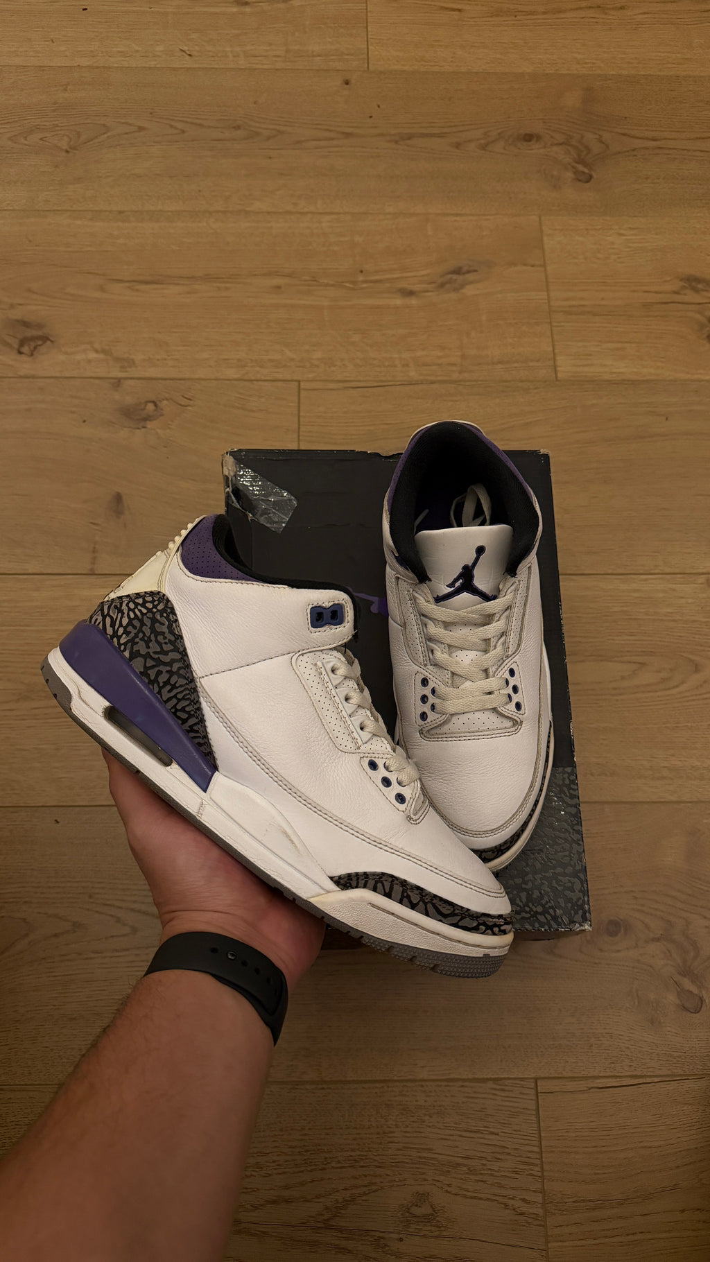 Jordan 3 Retro "Dark Iris" | PREOWNED OG ALL