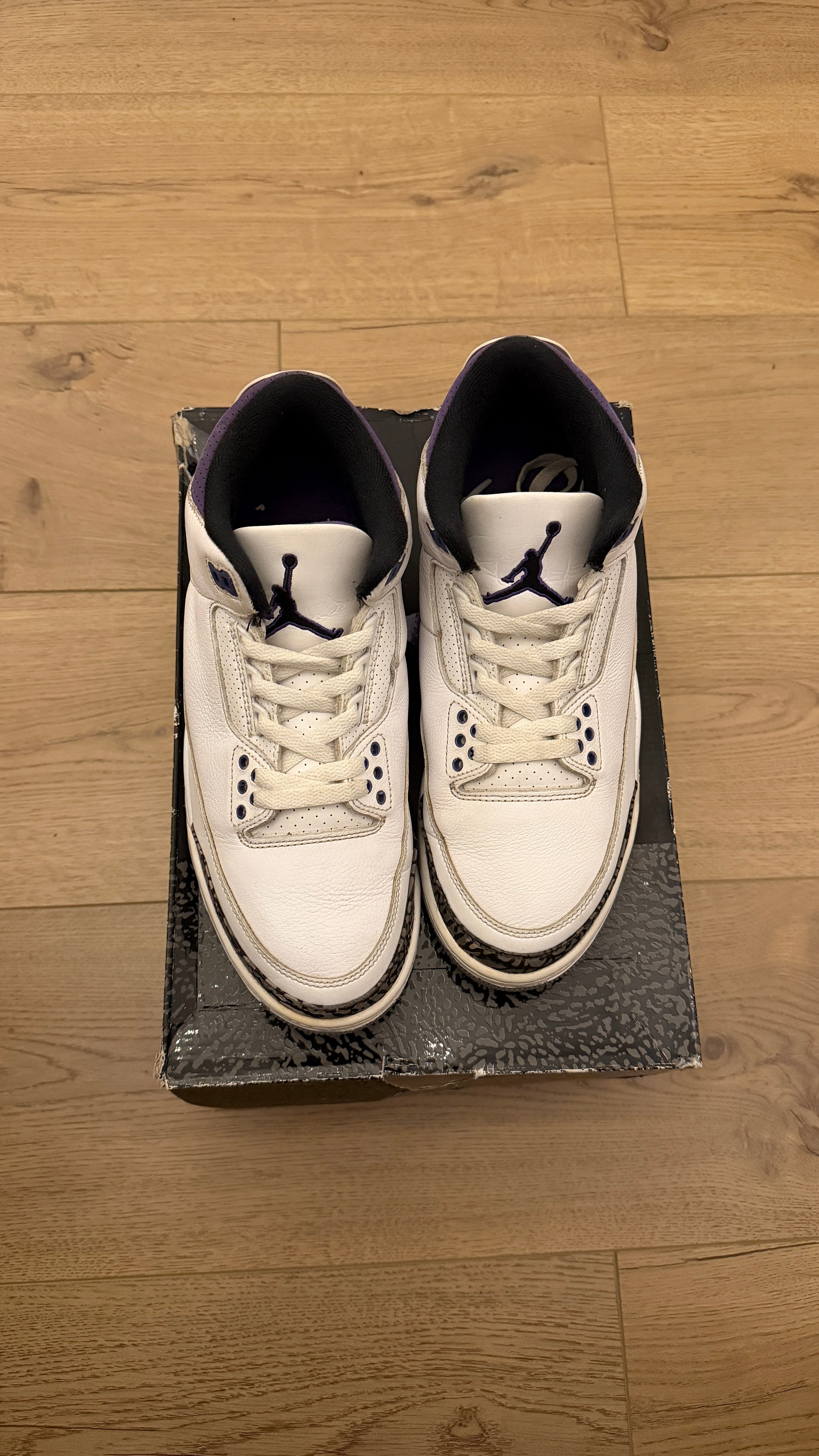 Jordan 3 Retro "Dark Iris" | PREOWNED OG ALL