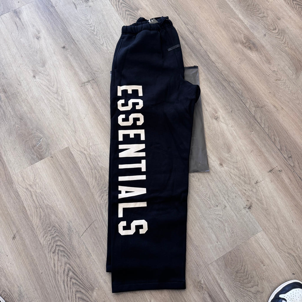 FOG Essentials "Black" Lounge Fleece Relaxed Sweatpants