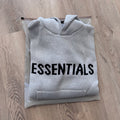FOG Essentials "Light Oatmeal" Knit Hoodie