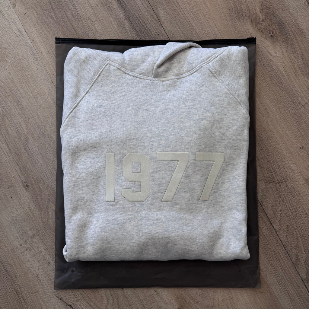 FOG Essentials 1977 "Light Oatmeal" Hoodie