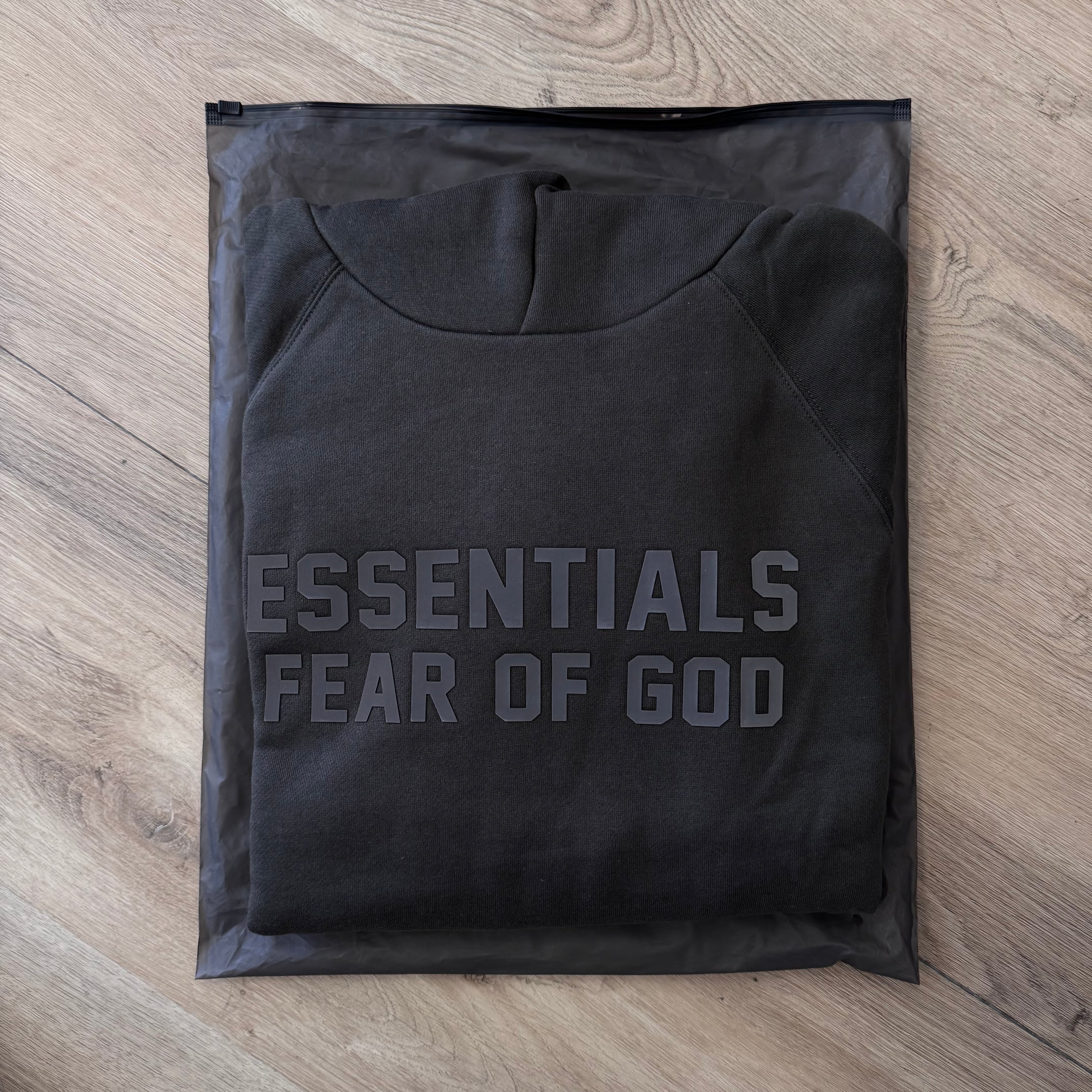 FOG Essentials "Off Black" Hoodie