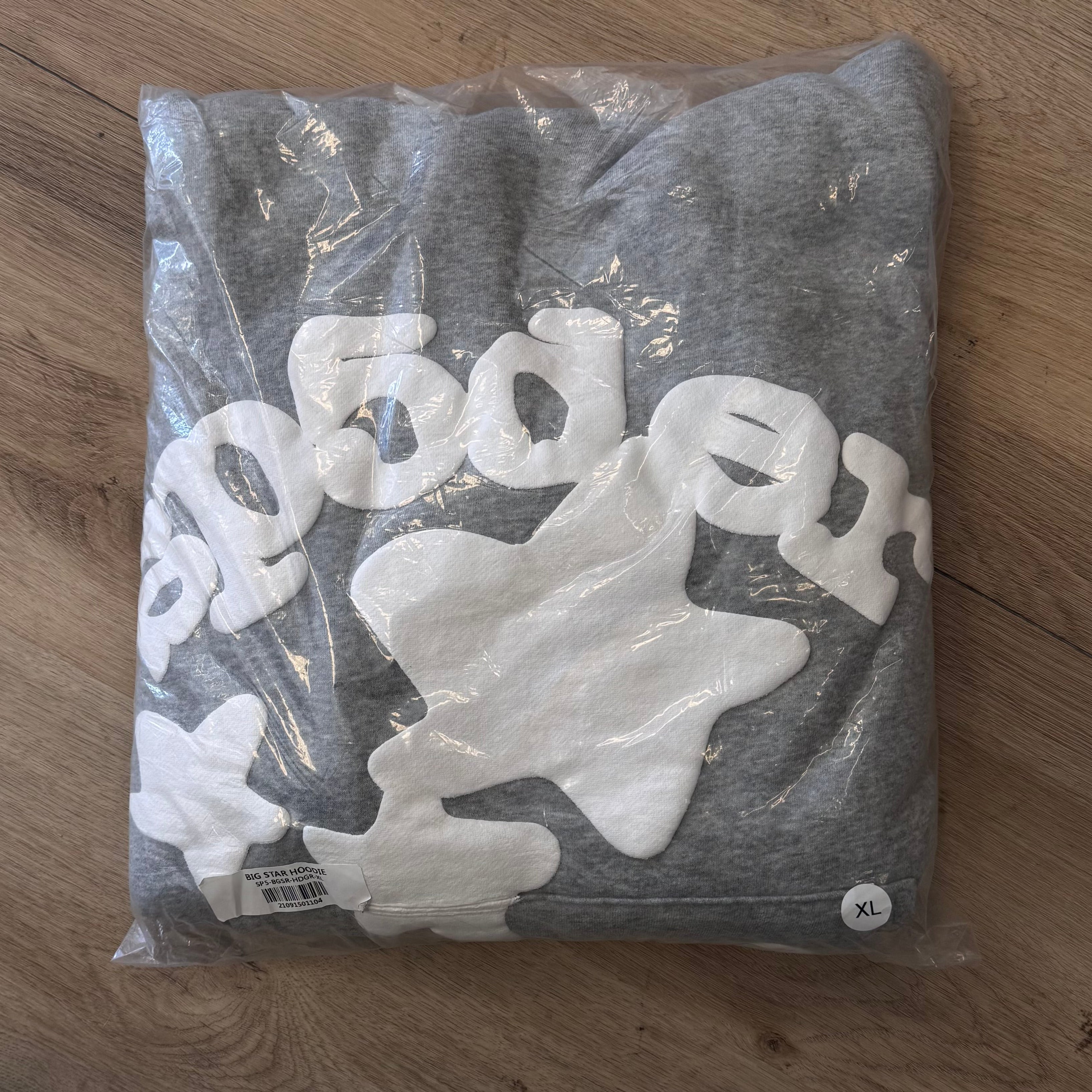 Sp5der "Heather Grey Beluga" Hoodie