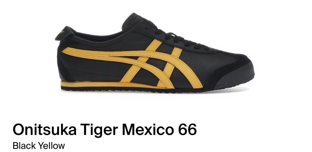 *PREORDER* Onitsuka Tiger Mexico 66 “Black Yellow”
