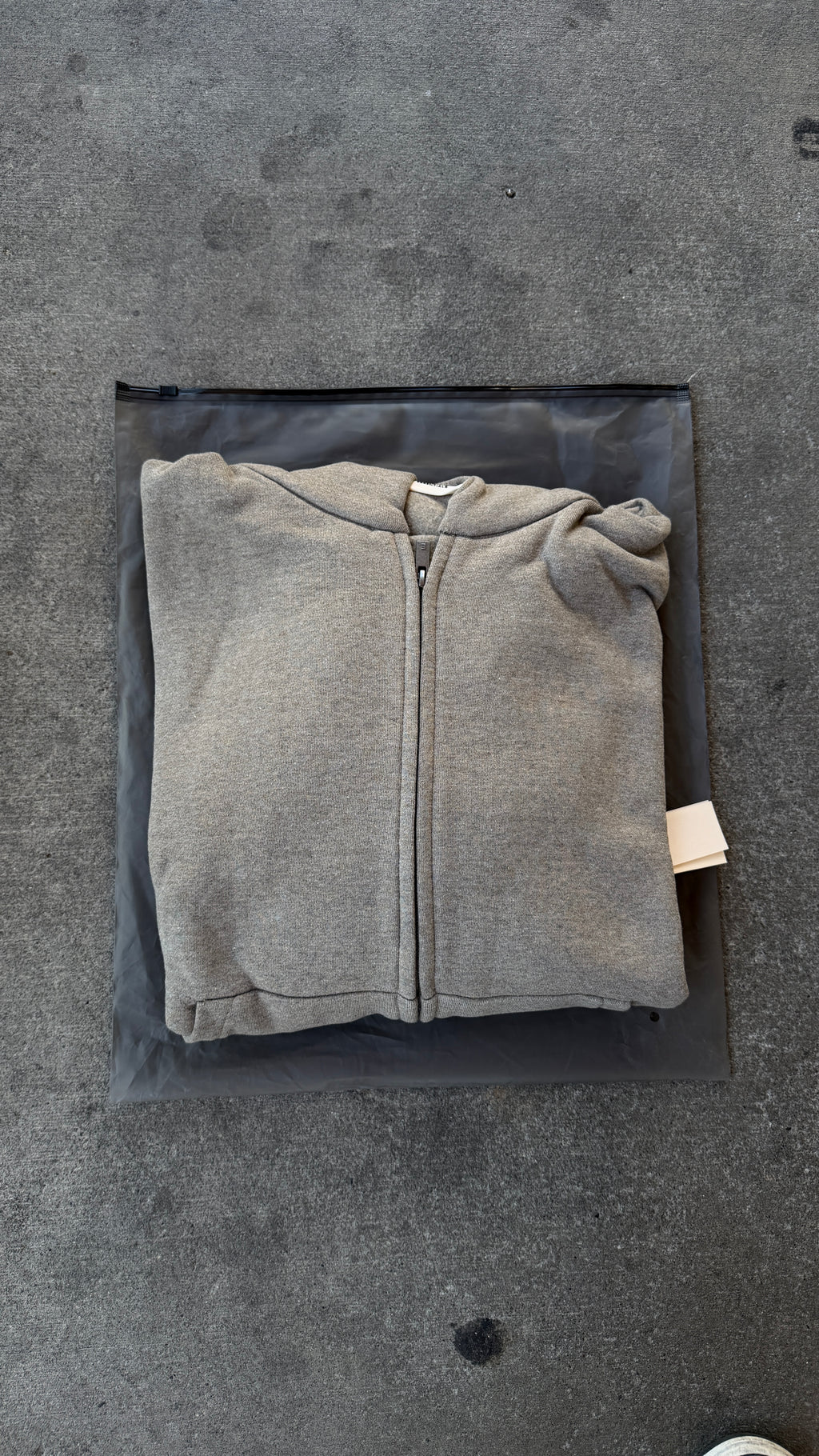 FOG Essentials Metallic "Homestead Heather" Zip Up Hoodie