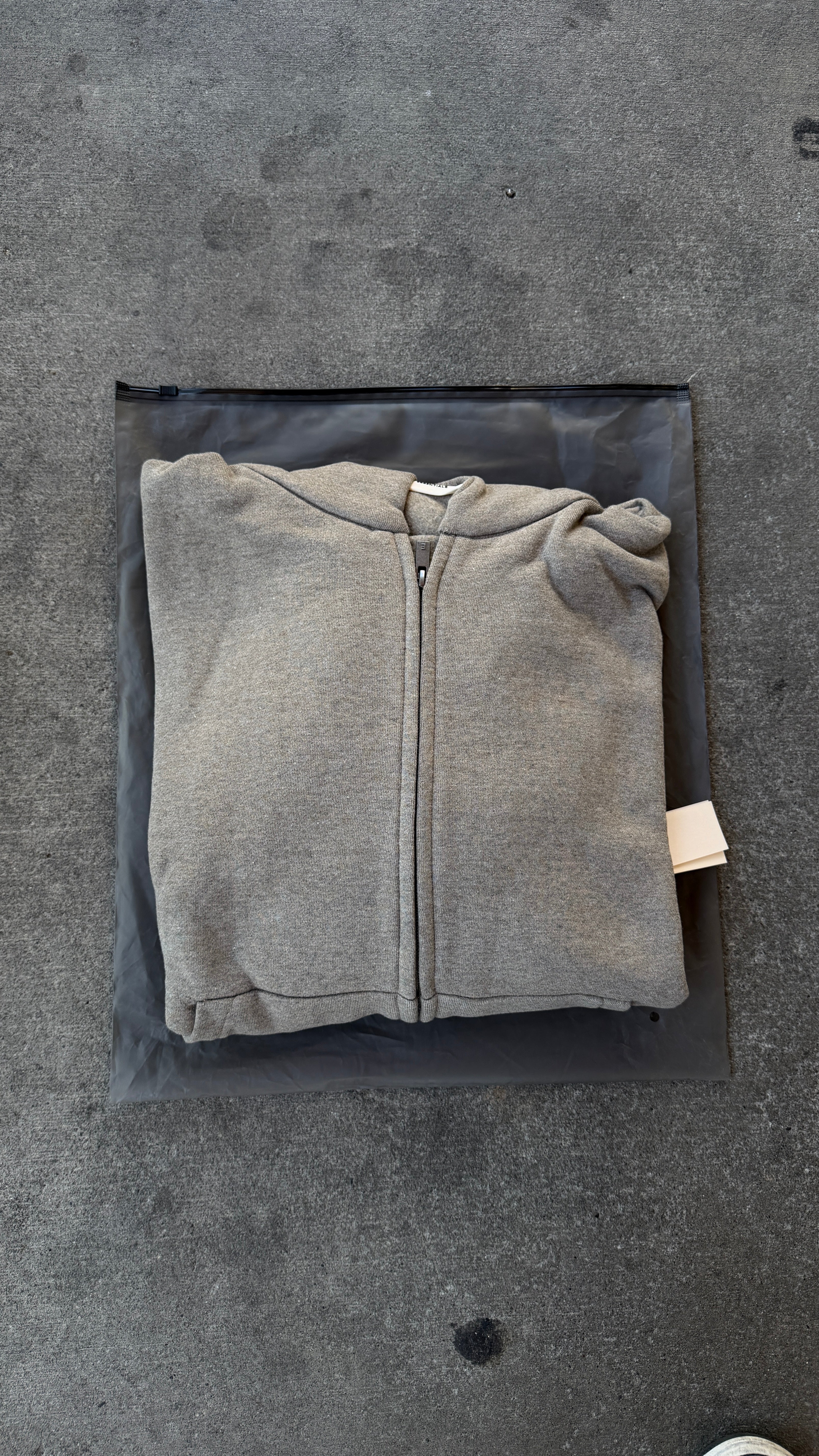 FOG Essentials Metallic "Homestead Heather" Zip Up Hoodie
