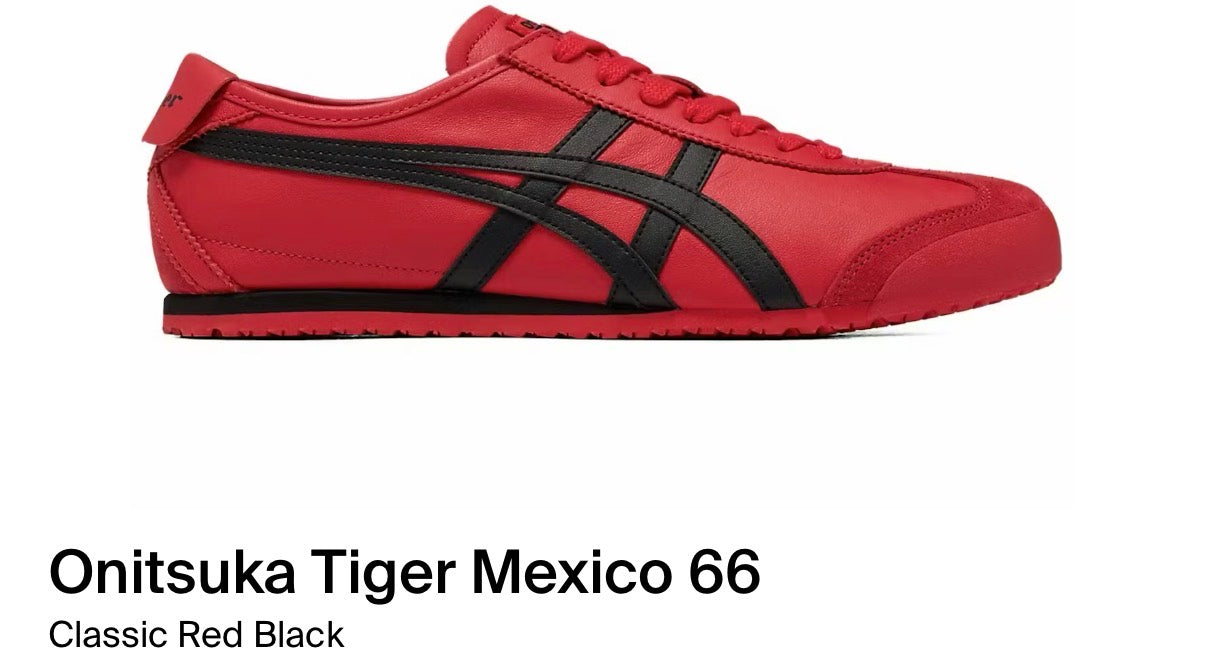 *PREORDER* Onitsuka Tiger Mexico 66 “Classic Red Black”
