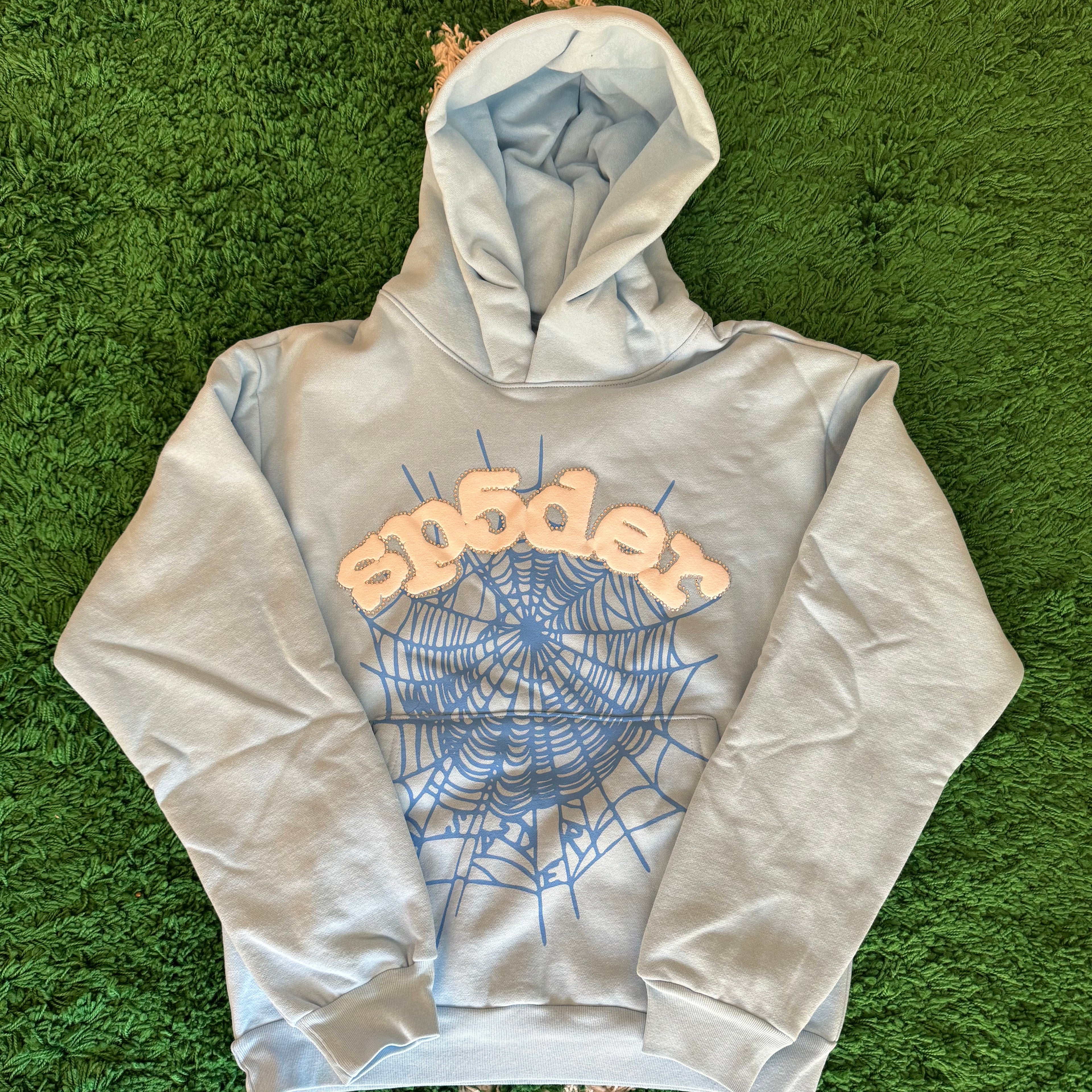 Sp5der "Sky Blue" Hoodie