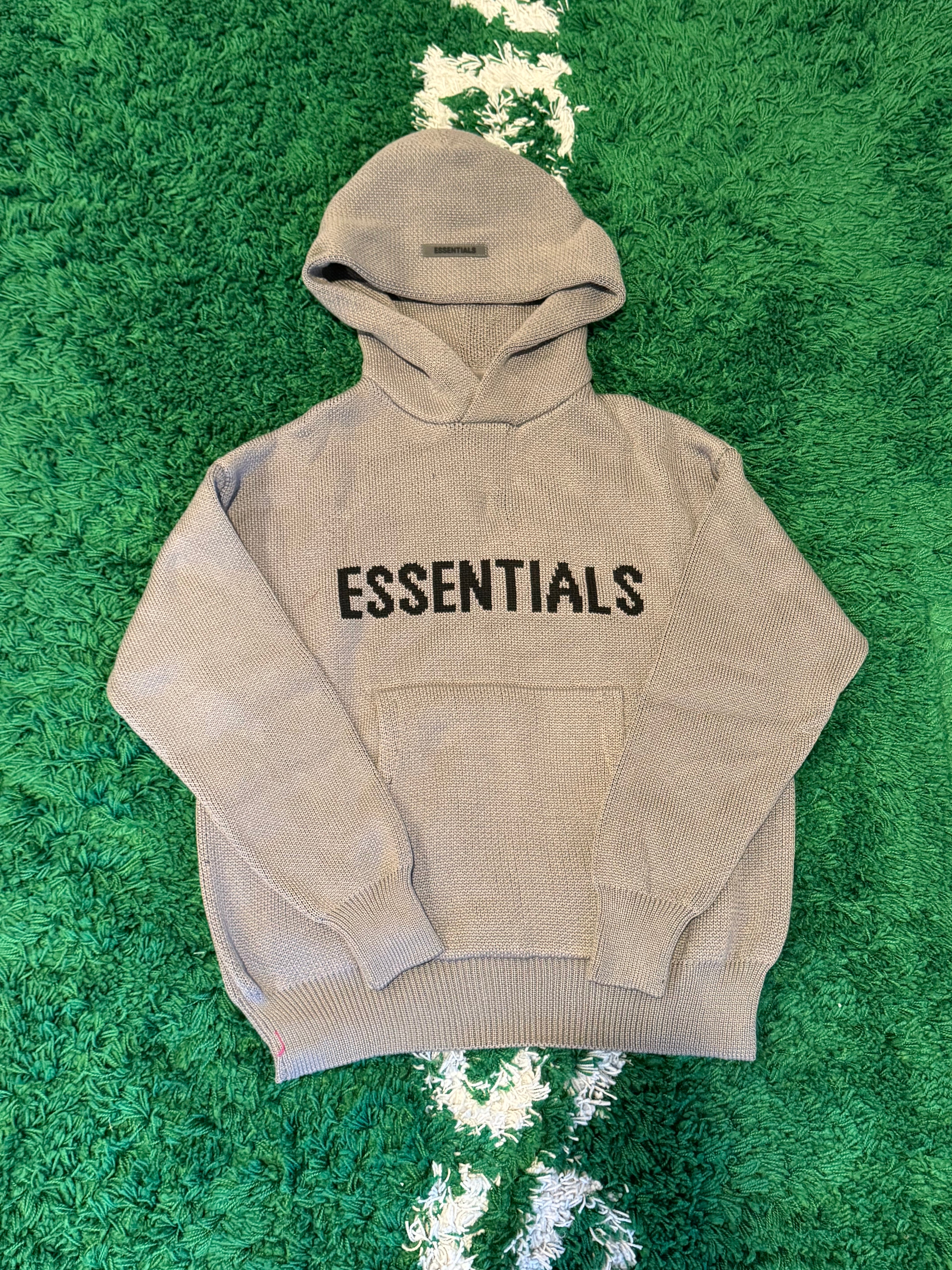 FOG Essentials "Dark Oatmeal" Knit Hoodie
