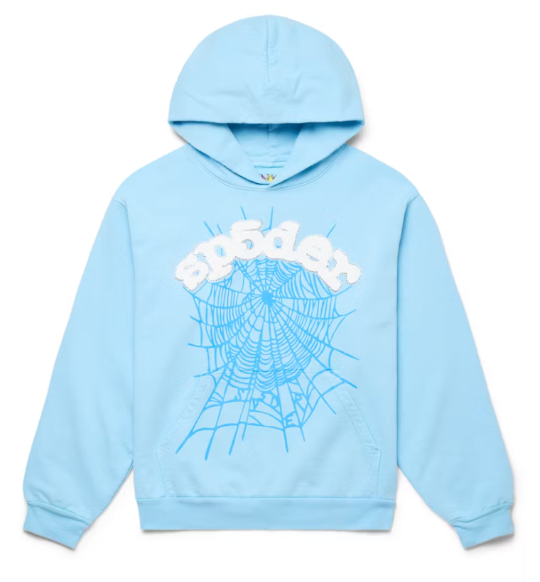Sp5der "Sky Blue" Hoodie