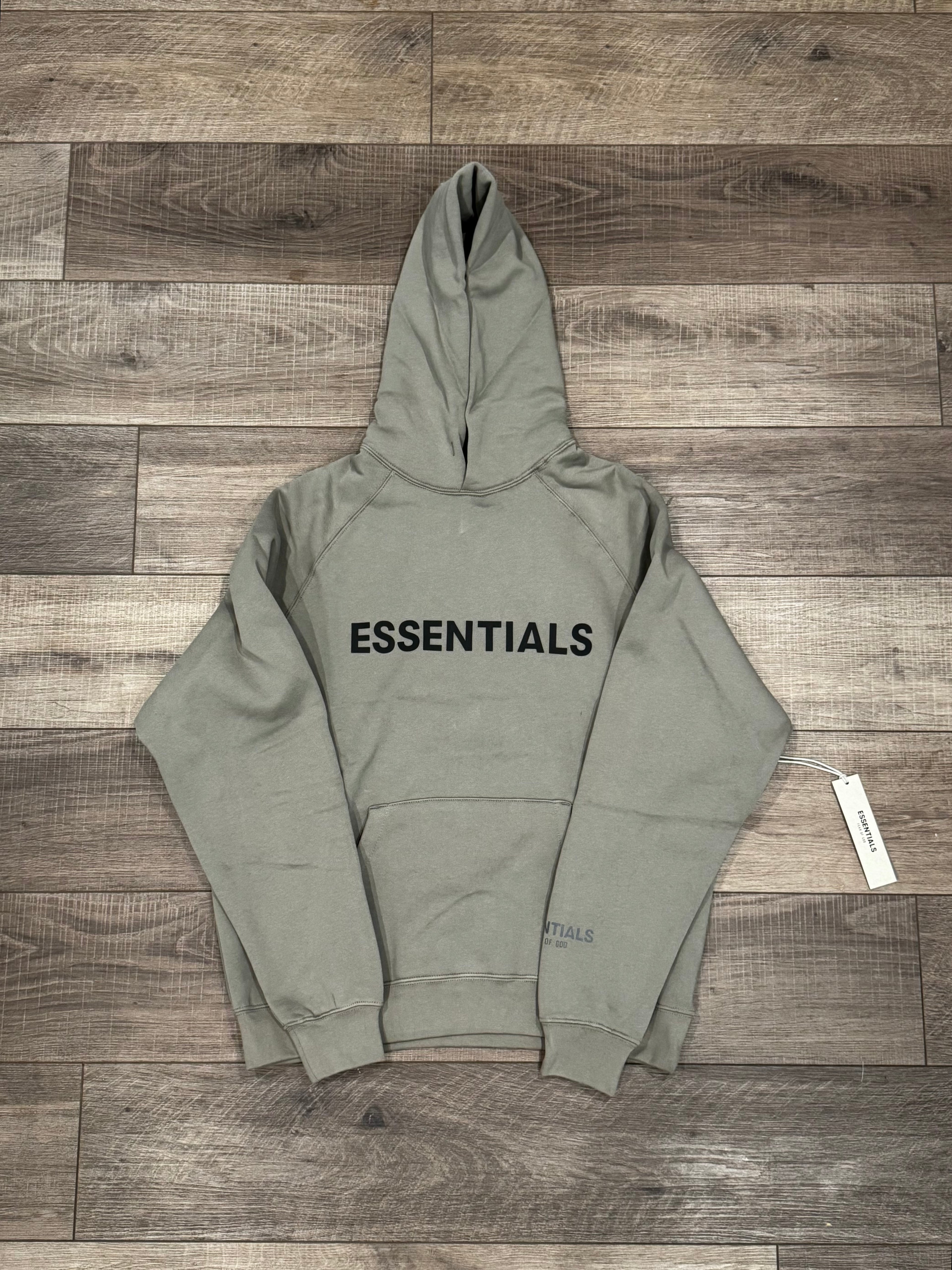 FOG Essentials "Charcoal" Appliqué Hoodie