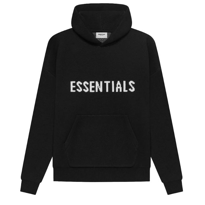 FOG Essentials "Black" Knit Hoodie