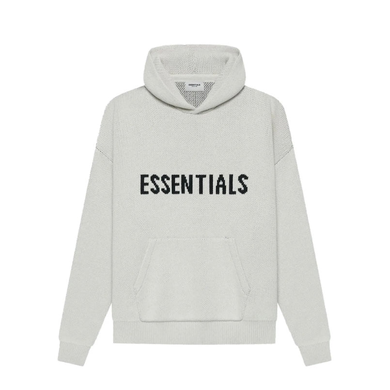 FOG Essentials "Light Oatmeal" Knit Hoodie