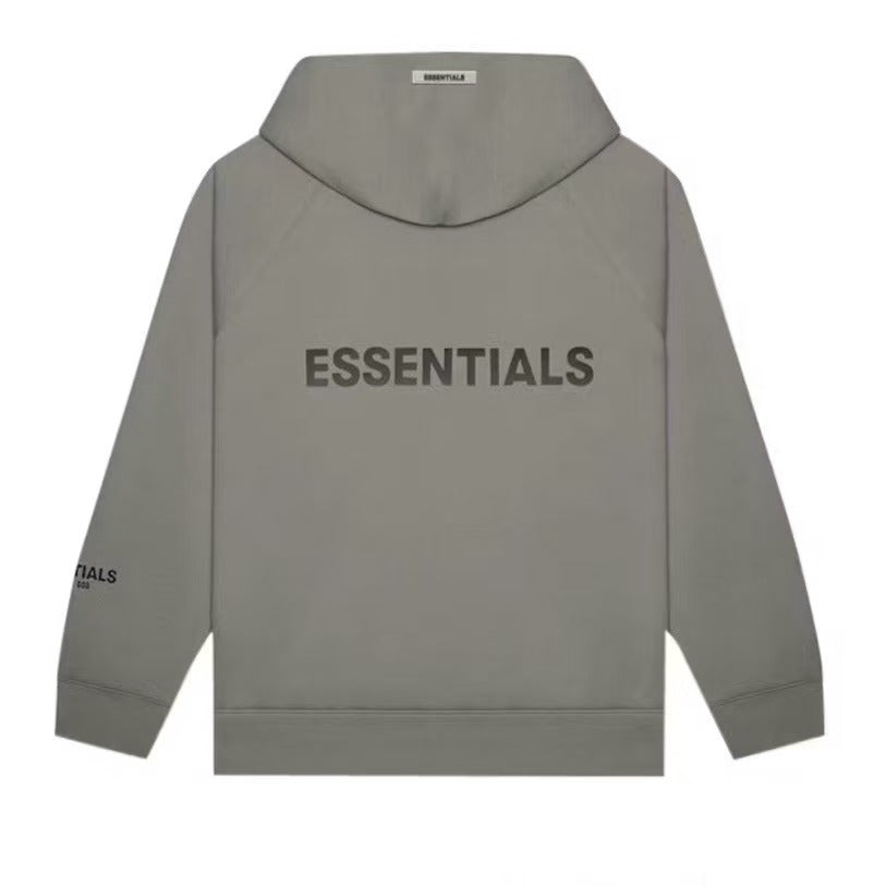 FOG Essentials "Charcoal" Appliqué Zip Up Hoodie